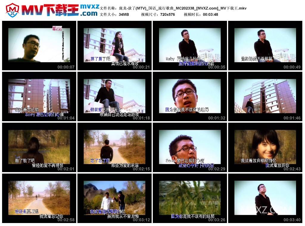 庞龙-放了(MTV)_国语_流行歌曲_MC202338